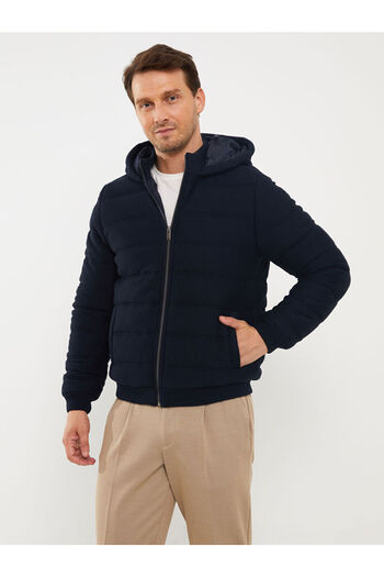 LC Waikiki Slim Fit Strickmantel für Herren mit Kapuze