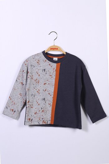 Zeyland Boy's Anthracite Navy Blue Sweatshirt (2-6 years old)