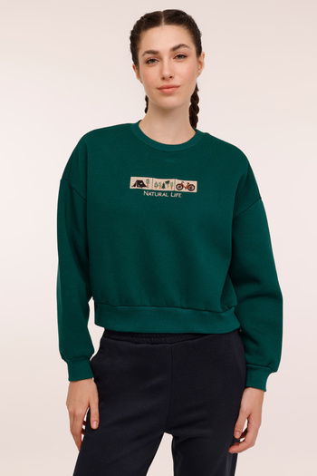 Kinetix WL HOLLY 16BT102 4PR Yeşil Kadın Sweatshirt