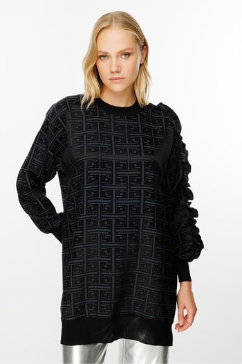Ghisa Grey Black Tunic