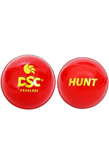 DSC Synthetic Tennis Cricket Ball | Red | Standard Size | Durable | Ideal for Training & Matches