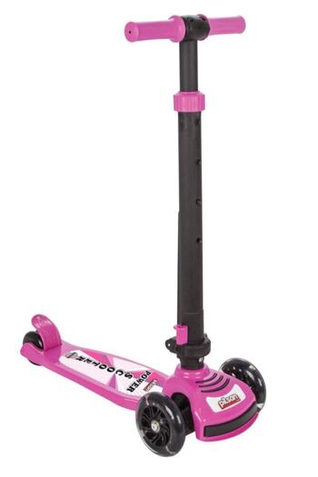 PİLSAN Pilsan Power Işıklı Scooter Pembe 07 354