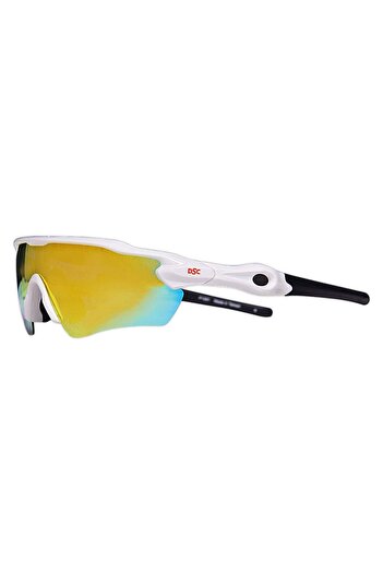 DSC Glider Polarized Cricket Sunglasses | Frame colour: White | Size: Mens | 100% UV Protected