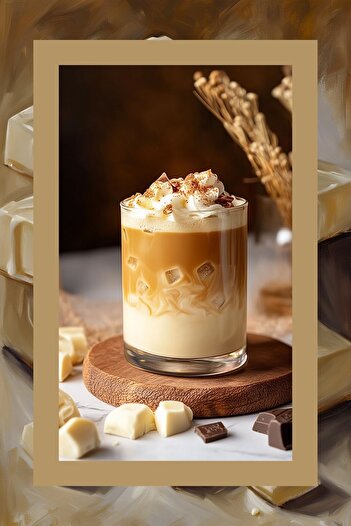 Mim and More White Chocolate Coffe - Beyaz Çikolata Aromalı Kahve Çekirdek Kahve, 200 gr