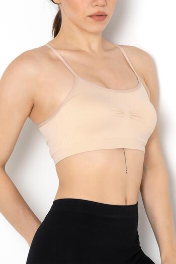 Miorre Gigotto Seamless Cross Strap Bustier