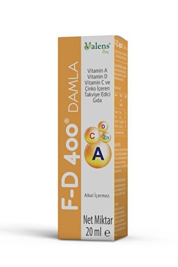 Valens F-D 400 Drop Vitamin and Mineral (Original)