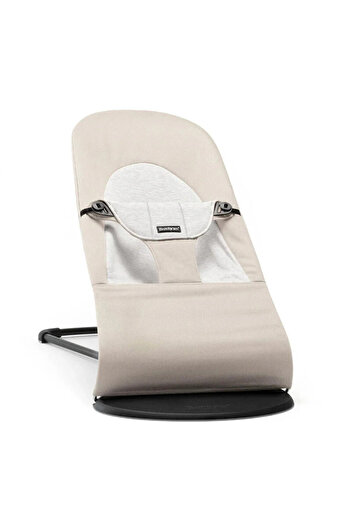 BabyBjörn Babybjorn Bouncer Balance Soft - Woven/Jersey (Beige/Grey)