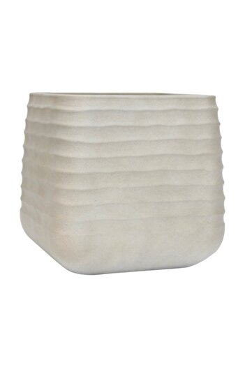 SERENE Sturdy Base High Quality Fiberglass Planter 28 x 27.5cm