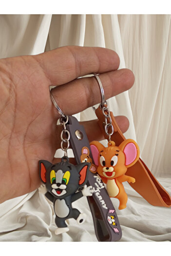 TOM Silicone Jerry Keychain Bag Accessory