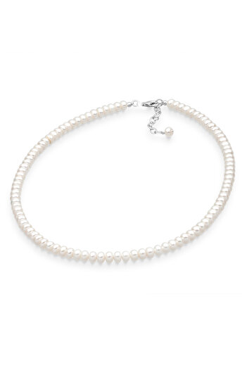 ELLI Náhrdelník Elegantní Klasický Sladkovodní Perla 925 Sterling Silver