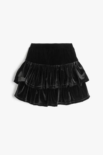 Koton Kids Fusta neagra fata 4WKG70095AK