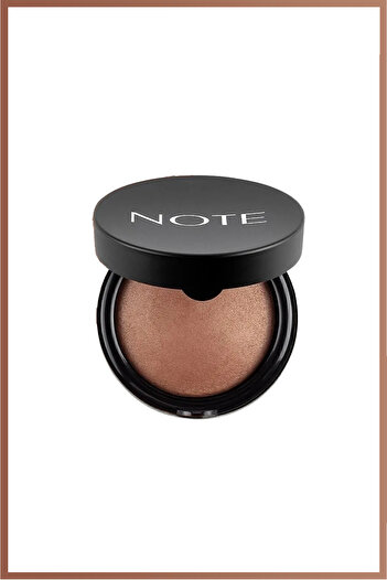 NOTE Baked Blusher Işıltılı Fırınlanmış Toz Allık - 05 Mocha Taste