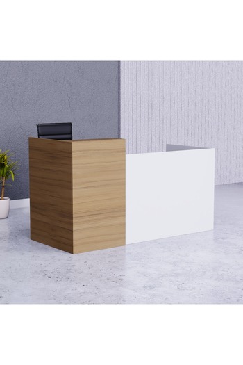 Mahmayi White-Coco Bolo RD-2 Reception Desk 180 cm