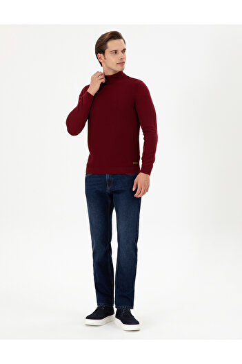 U.S. Polo Assn. Erkek Koyu Mavi Straight Fit Jean Pantolon 50295319-DN0023