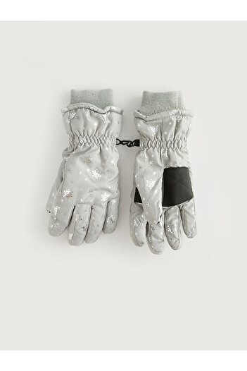 LC Waikiki Patterned Girl's Snow Gloves