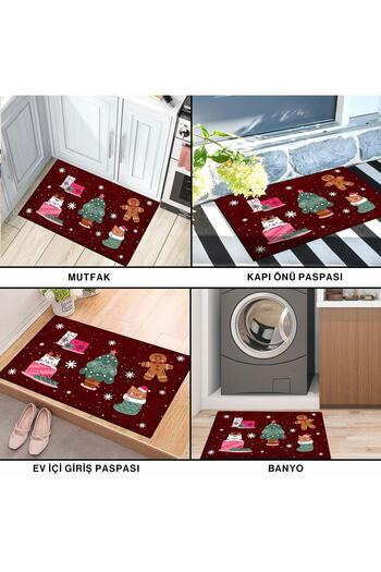Monnhein Waterproof Custom Design Door Mat for Christmas - Colors and Decorations