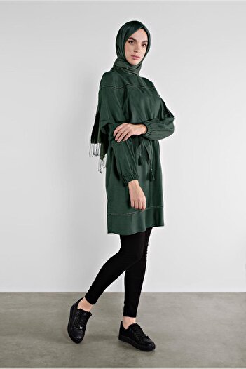 Alvina Tasseled Belted Tunic 41190
