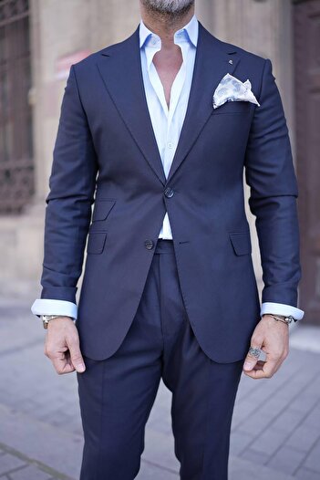 Fc Plus TORBA CEP PİLELİ YÜN TAKIM ELBİSE