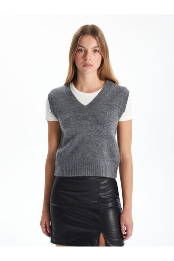 LC Waikiki V-Neck Women's Knitwear Sweater