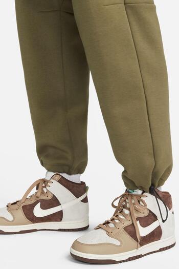 Nike Αθλητικά ρούχα Tech Fleece Παντελόνι Πράσινο Μαύρο Ανδρικό Φούτερ Χακί Πράσινο