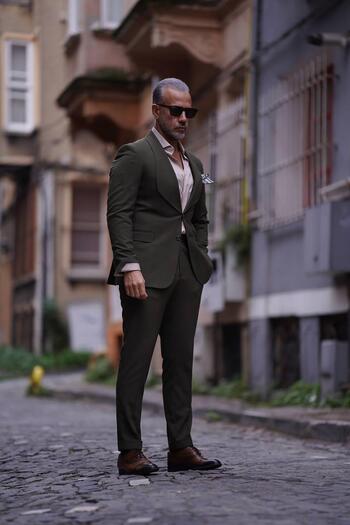 Fc Plus BOMBELİ ŞAL YAKA TAKIM ELBİSE