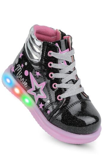 KAPTAN JUNIOR Girl's Worked Non-Slip Sole Orthopedic Boots - Bgmk 59210