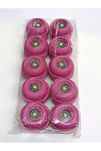 Altınbaşak 304 fire de dantelă colorate - 50 număr 20 grame, 10 bucăți (broderie, punct în cruce și ață de ac)