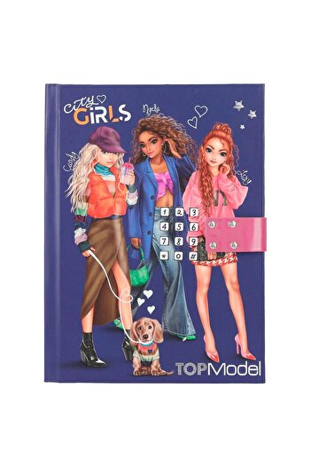 Top Model by Depesche Top Model City - Diary with Lock and Password 0412711