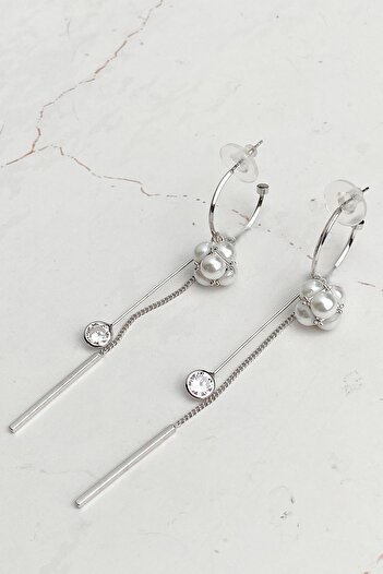 Modex Pearl Ball Dangle Earrings
