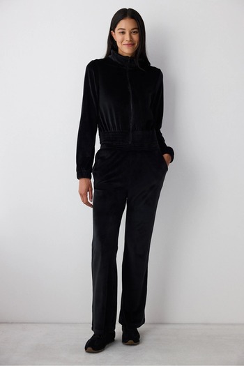 Penti Black Elastic Velvet Jacket