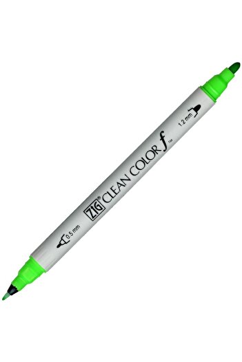 Zig Clean Color F Tcs-6000t 004 Fl Green Double Sided Pencil