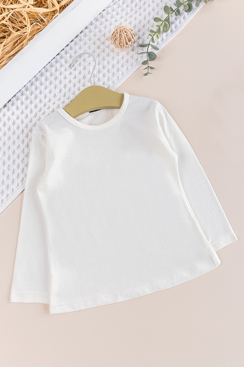 Babymod Long Sleeve Children's Body Solid Color Children's T-Shirt