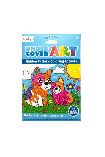 Ooly Undercover Art Secret Pattern Coloring Set - Cats