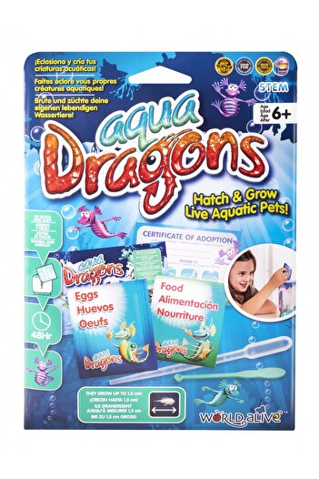 Aqua Dragons STEM educational set - AQUA DRAGONS® Underwater world - refill/starter kit