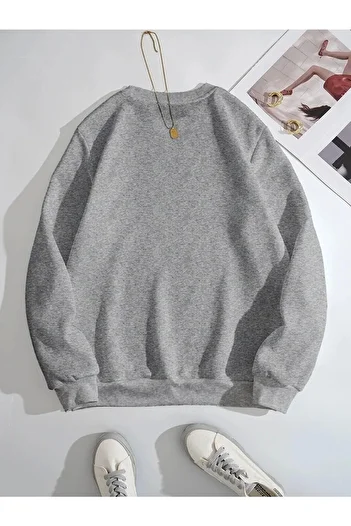 Pink Sky Φούτερ με στάμπα Black Sleeper Cat's Oversize Crew Neck