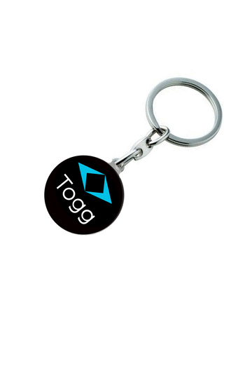 GARDENAUTO Togg Logo Metal Automobile Keychain - Drop Printed