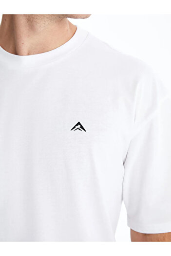 LC Waikiki Ανδρικό αθλητικό μπλουζάκι XSIDE ACTIVE Buxe White με κοντό μανίκι με λαιμόκοψη