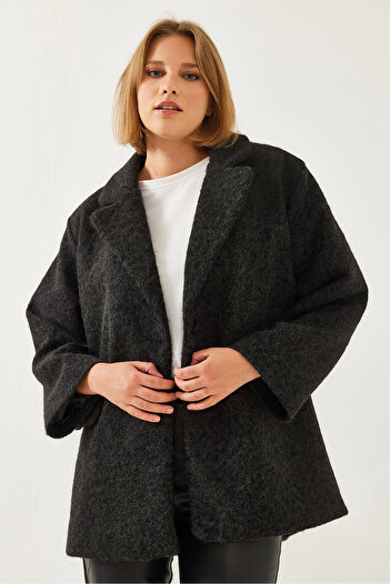 Bianco Lucci Women's Oversize Wide Stamp Coat