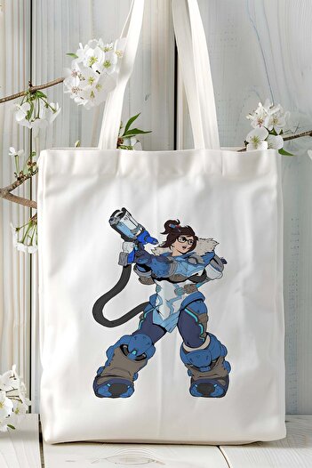 ART HEDİYE Overwatch Game Printed Cloth Bag Shoulder Bag Model 2