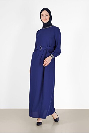 Alvina BANDED DRESS WITH ELASTIC CUFFS 42281