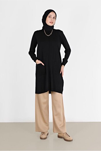 Alvina POCKET DETAILED KNITWEAR TUNIC 42008