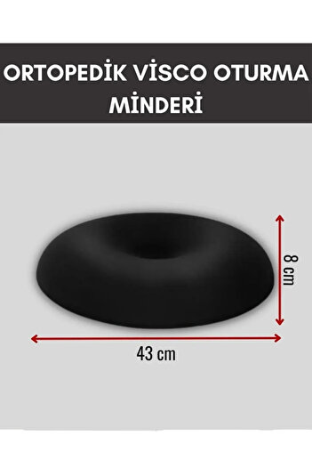 AutoFresh Orthopedic Auto Seat Cushion Seat Rim Car Travel Visco Cushion