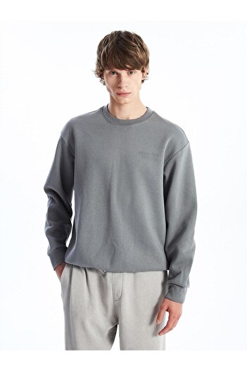 LC Waikiki Ανδρικό φούτερ LCW Casual Crew με μακρύ μανίκι (W4)