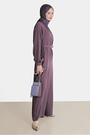 Alvina Belted Crepe Jumpsuit 42695