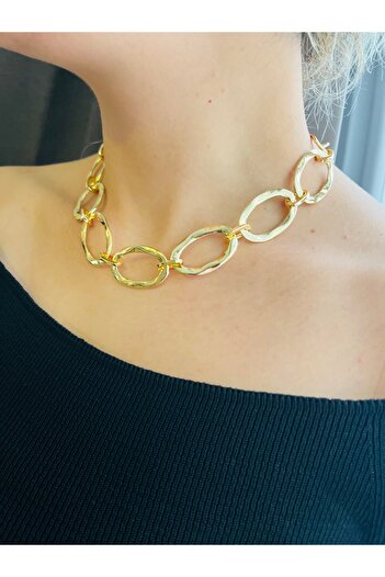 BES İtalyan Tasarım Model Altın Kaplama \ Bijuteri \ Çelik Bileşen Kolye