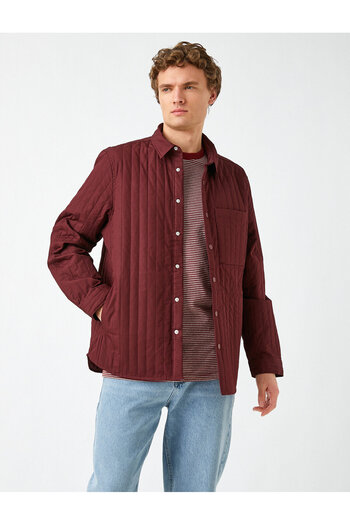 Koton Quilted Snap Coat