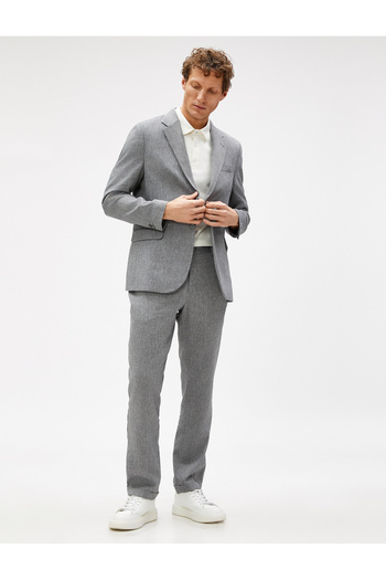 Koton Summer Jacket Blazer Pocket Detailed Buttoned