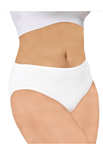 ALYA UNDERWEAR Kadın Pamuklu Külot Basic Slip Renkli 10'lu Paket ( Multicolor-x17 )