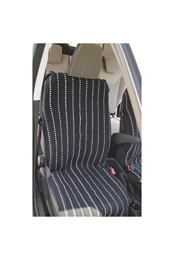 Refref Anti-Sweat Car Seat Rug Set 2 Front 1 Rear Set of 3 100% Cotton