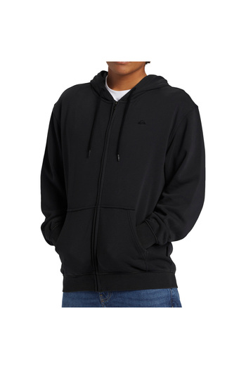Quiksilver Pánská mikina Salt Water Zip Hoodie Černá PÁNSKÁ MIKINA AQYFT03330